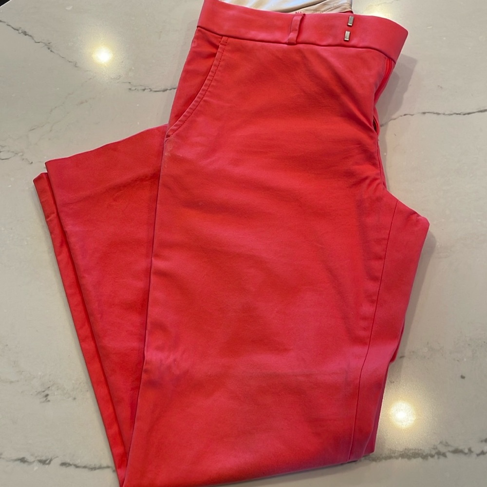 Banana Republic orange khakis